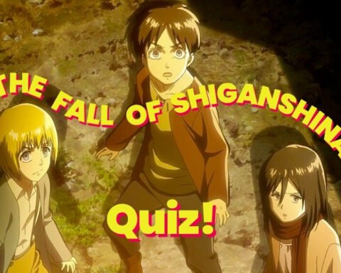 Eren, Mikasa, Armin Attack on Titan the Fall of Shiganshina quiz